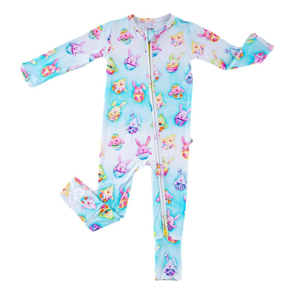 Birdie Bean Elijah Easter Bamboo Convertible Romper 0-3 Months